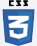 CSS 3 logo
