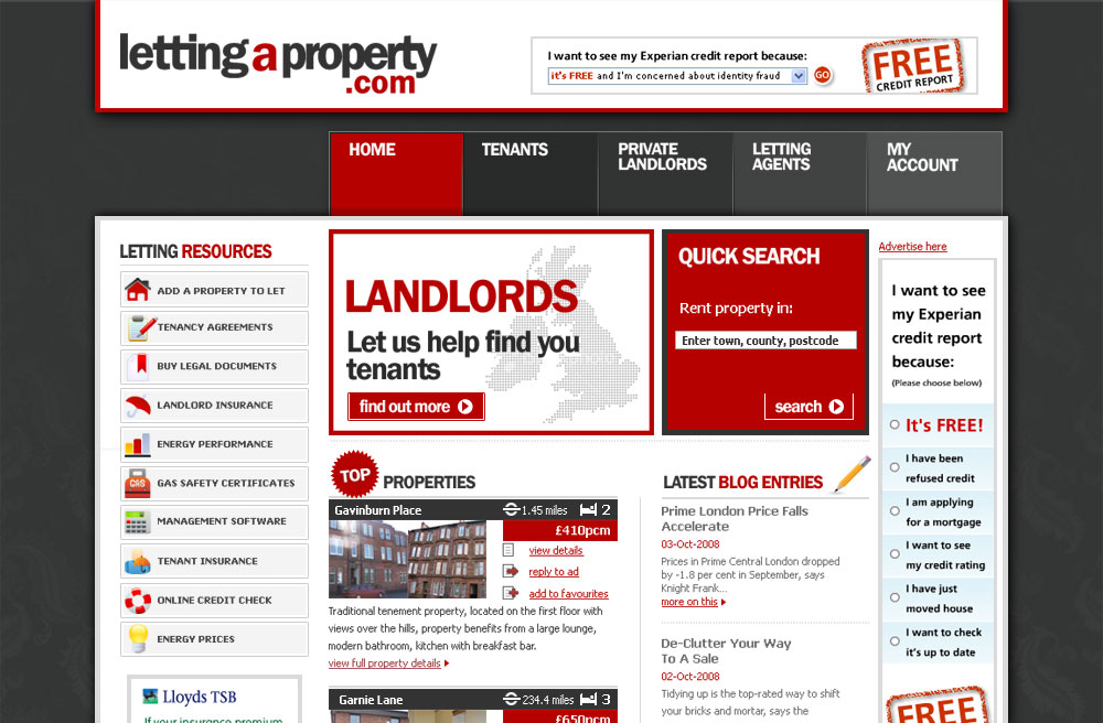 Previous application pages with usability issues highlighted